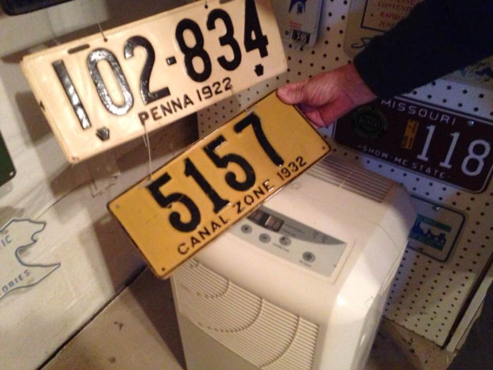old licenseplates