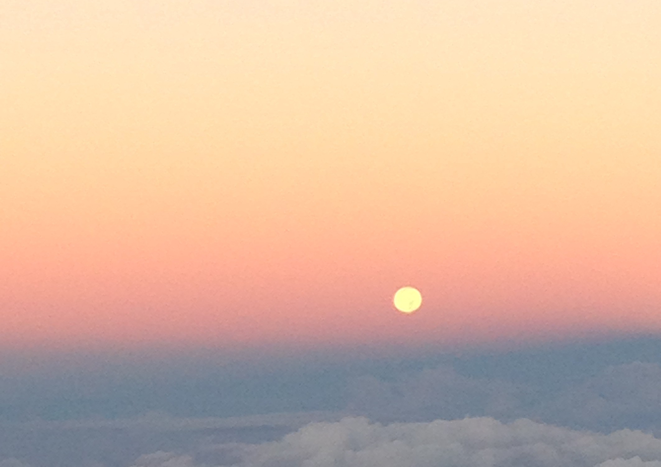 Moon Set Christmas Day 2015