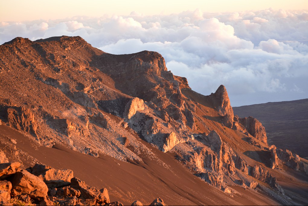 Haleakala Crater 2015, Christmas Day right after Sunrise