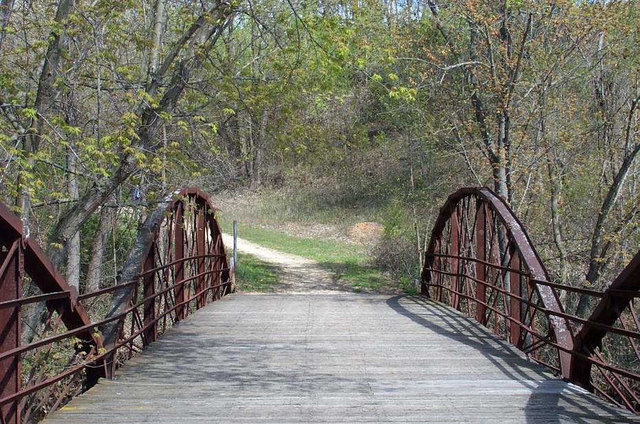 Iron Bridge on old logging road in WI