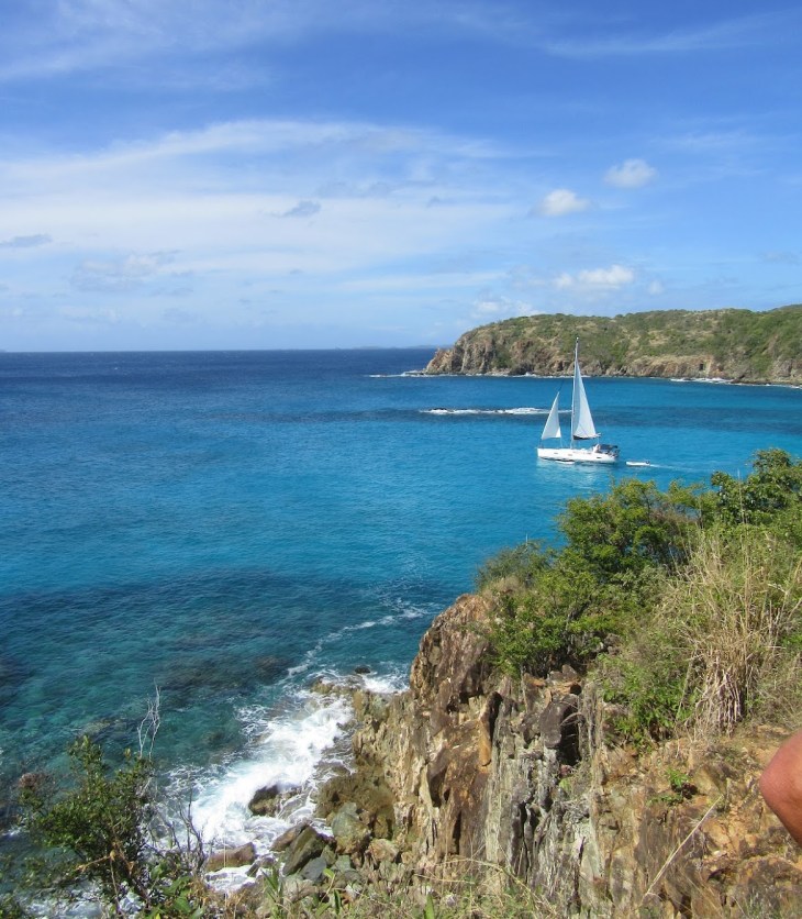 view of coastline along island of St. John USVI