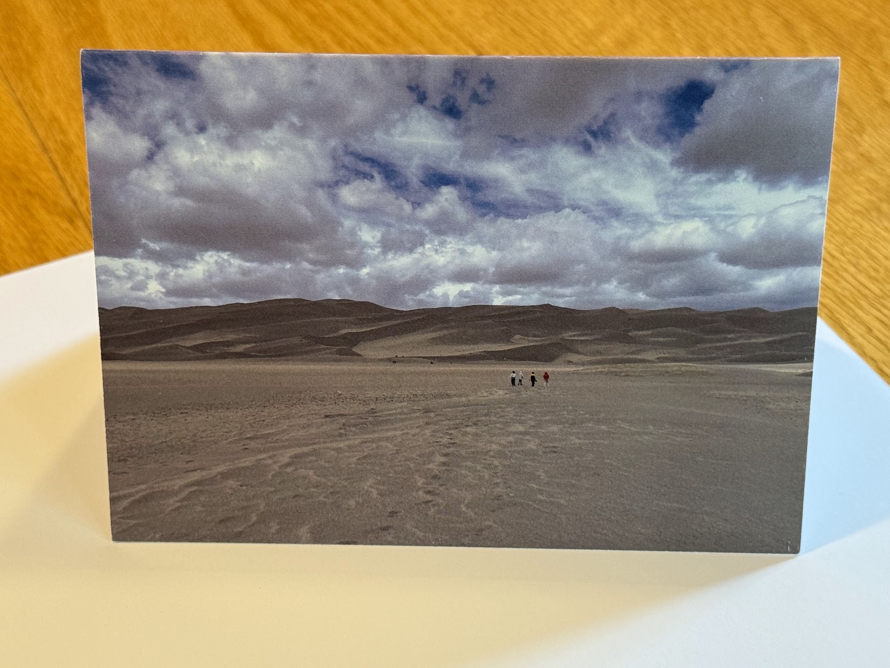 Blank note card with Great Sand Dunes NP 