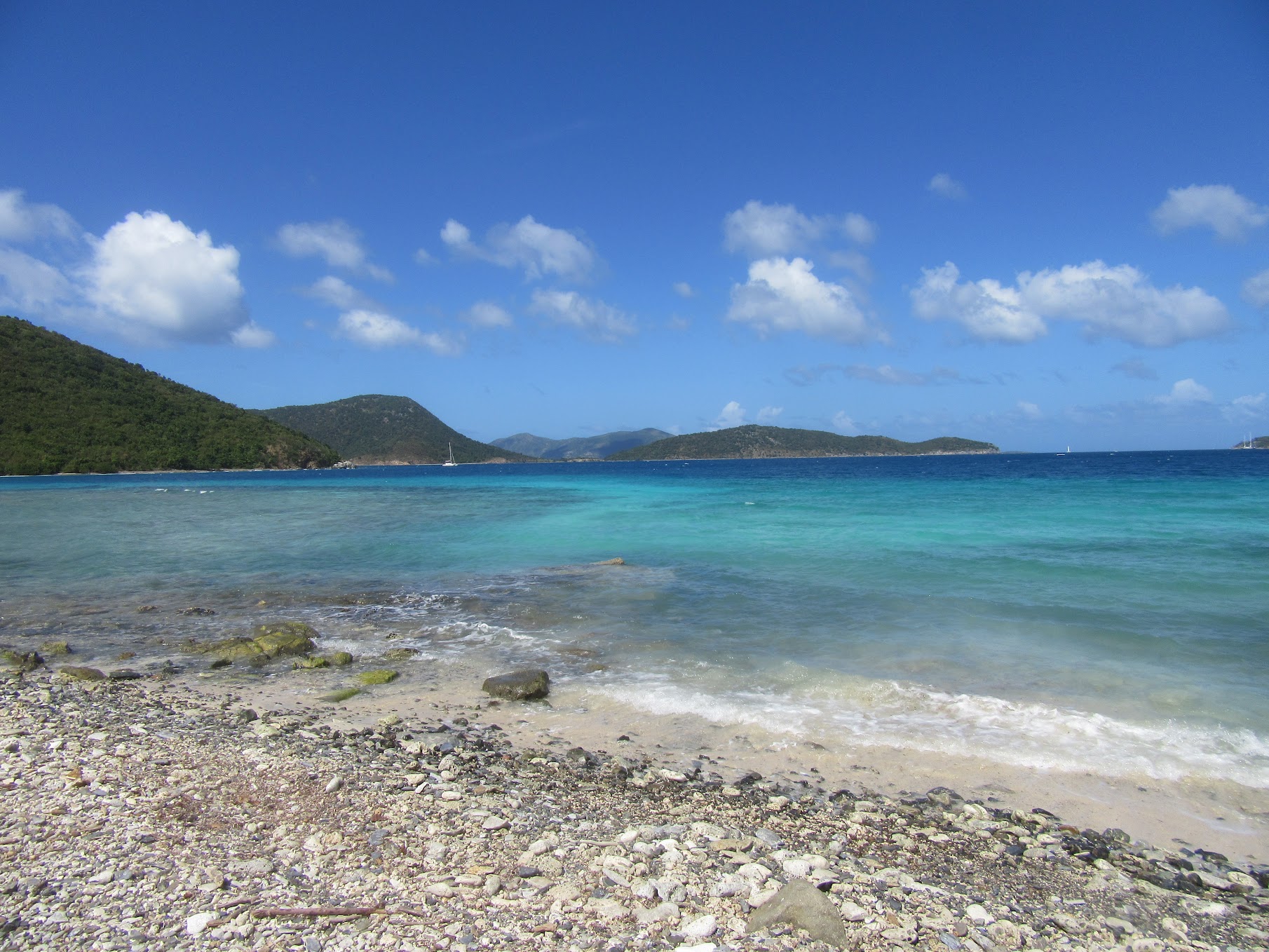 Beach in the USVI with Turquoise WAter