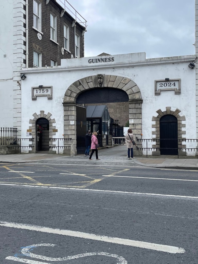 Arched Door at Guinness Brewery in Dublin Ireland