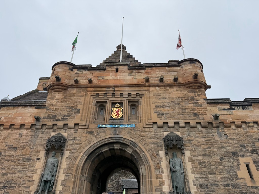 Edinburgh castle facade added by Mary Queen of Scots